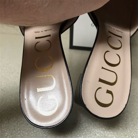 gucci madelyn|Gucci Women's Madelyn Square G Leather Slides .